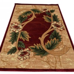 Синтетичний килим Hand Carving 0926A bordeaux-beige  - Висока якість за найкращою ціною в Україні